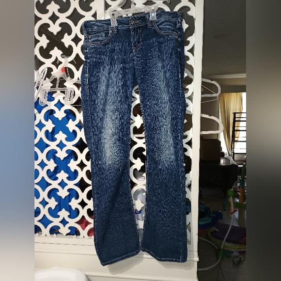 Silver super stretch 29/33 woman's jeans - Picture 1 of 9